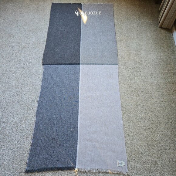 Avoca Wool Cashmere 4 Panel Herringbone Oversized Scarf Ireland